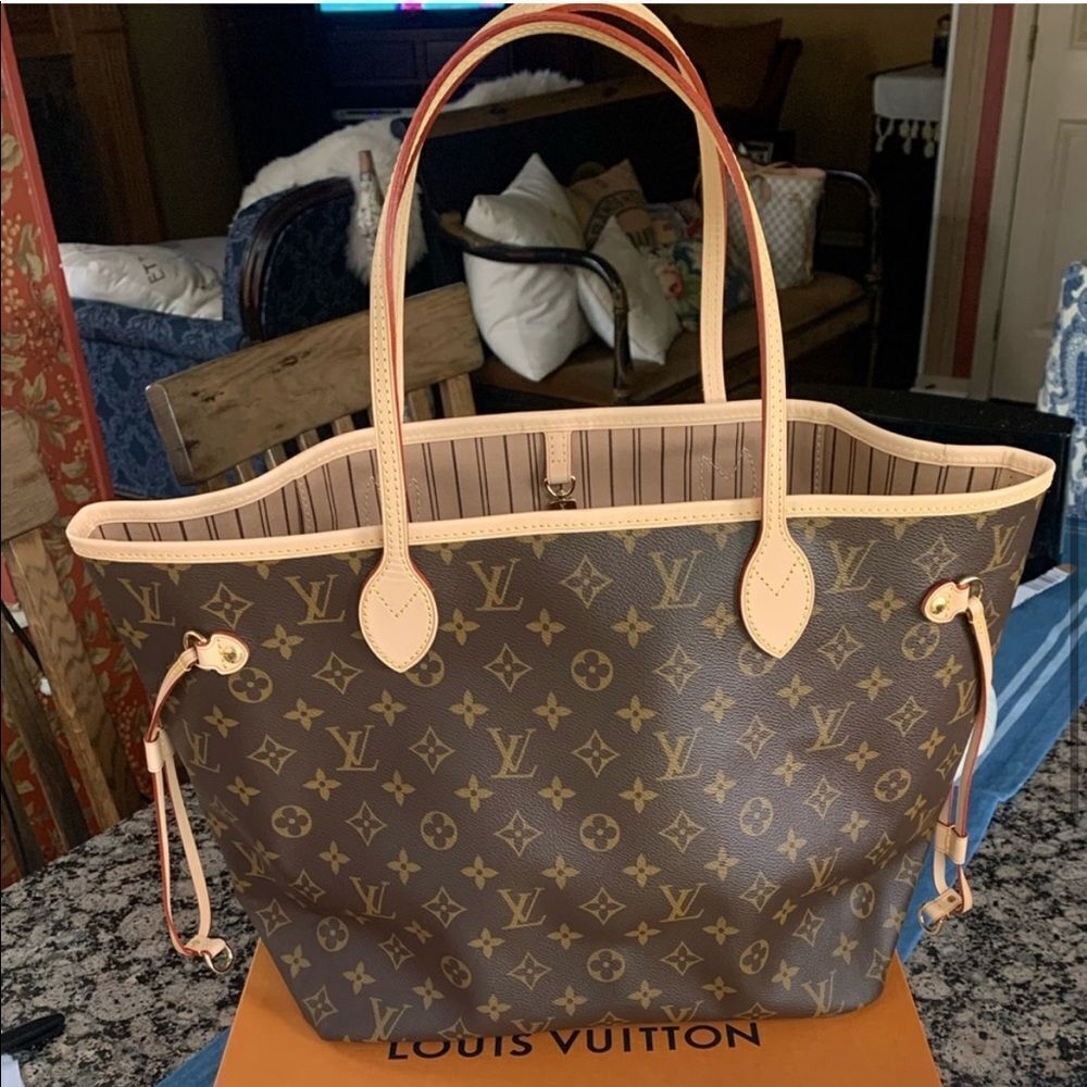 🍒2025🍒BRAND NEW LOUIS VUITTON NEVERFULL MM - Picture 10 of 14